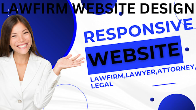 Gig Preview - Design law firm website lawyer and attorney website by wordpress or squarespace