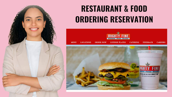 Gig Preview - Design restaurant website on square squarespace wix with online ordering system