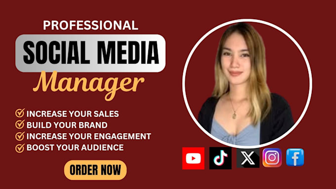 Gig Preview - Be your facebook social media marketing manager and instagram content creator