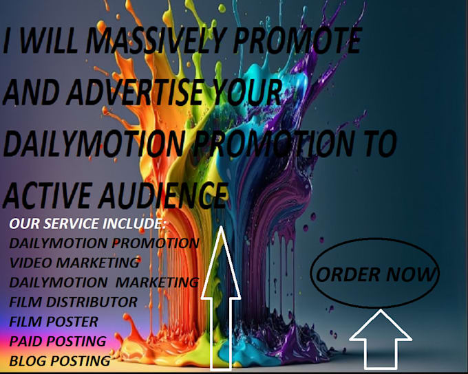 Gig Preview - Massively boost your online visibility with expert dailymotion promotion