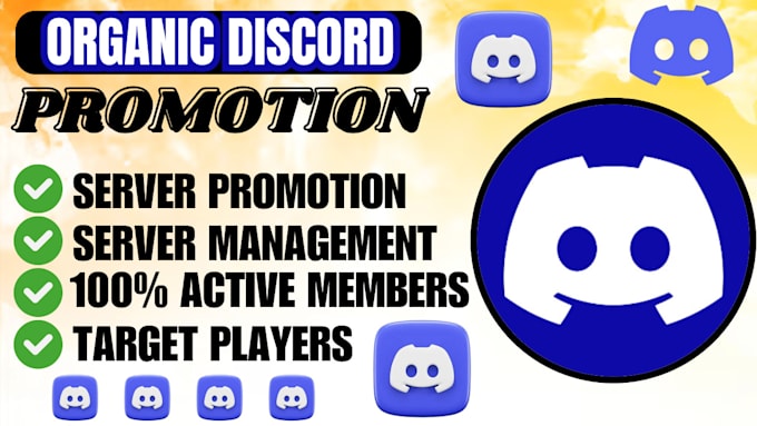 Gig Preview - Advertise, promote boost and grow your discord server