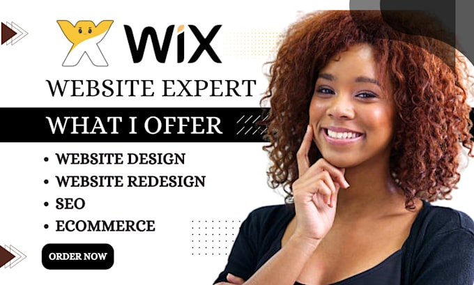 Gig Preview - Wix website redesign wix website design wix website development wix website