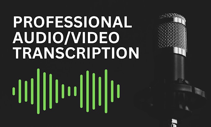 Gig Preview - Transcribe your audio and video files accurately and quickly