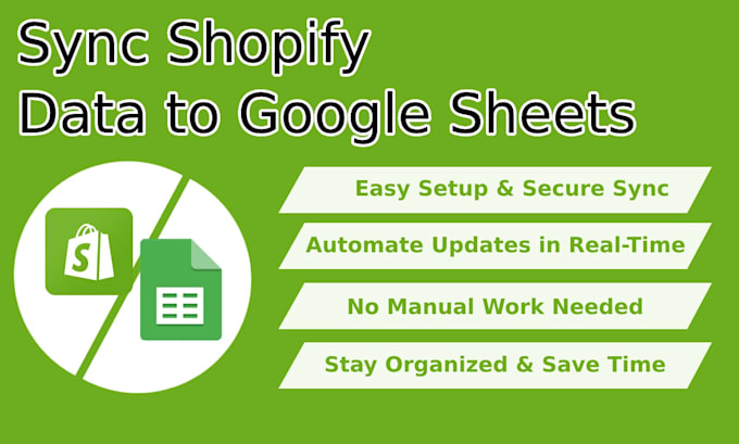 Gig Preview - Integrate shopify with google sheets