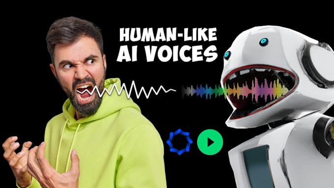 Gig Preview - Be your ai voiceover agent male female