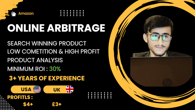 Gig Preview - Do amazon fba online arbitrage, product hunting in UK and USA