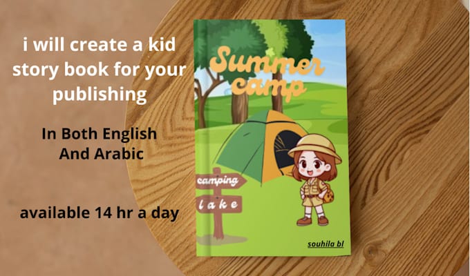 Gig Preview - Write a 20 pages kids story book for your publishing