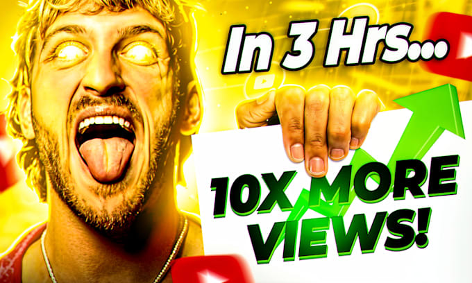 Gig Preview - Design attractive clickbait best youtube thumbnail in 3hr