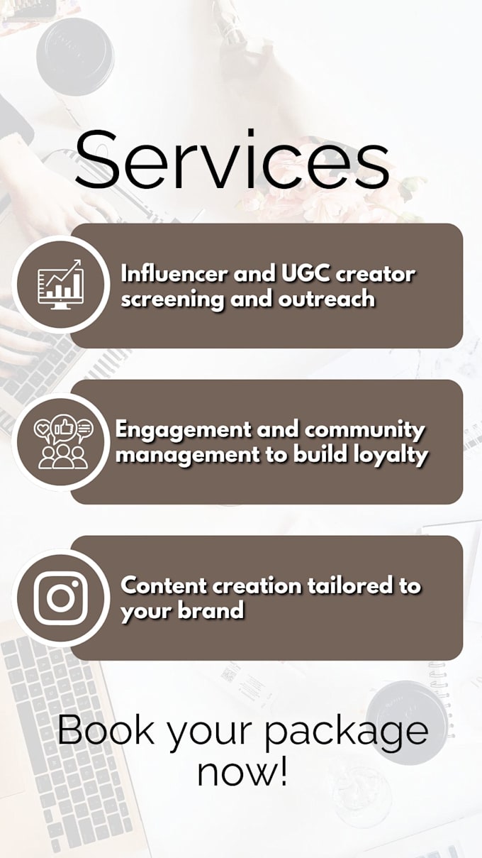 Gig Preview - Do influencer outreach and social media management