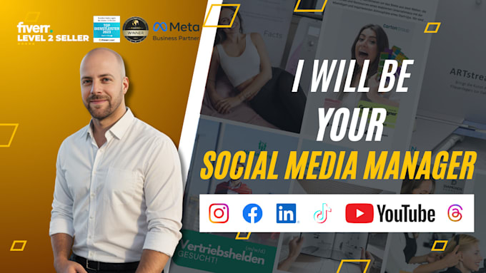 Gig Preview - Be your social media marketing manager