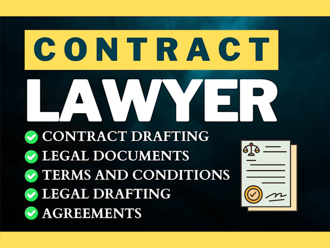 Gig Preview - Write legal contracts and agreements