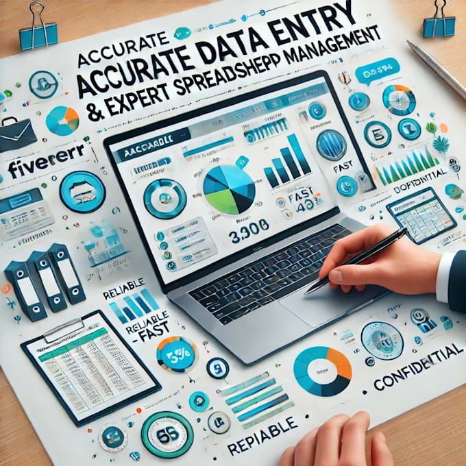 Gig Preview - Perform accurate data entry and spreadsheet management