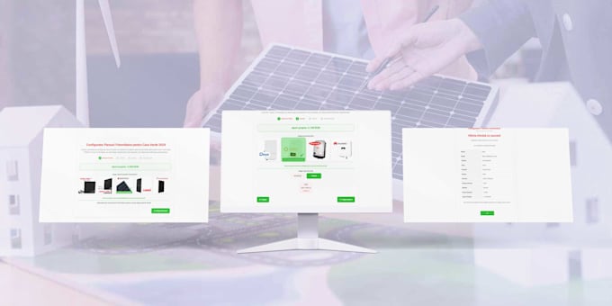 Gig Preview - Create a professional and engaging solar panel configurator website using