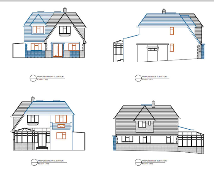 Gig Preview - Do UK building regulations and planning permission drawings with report