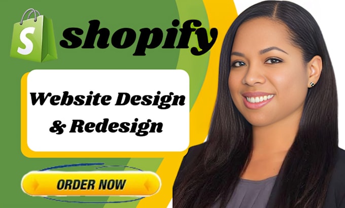 Gig Preview - Redesign shopify store design shopify website redesign shopify website