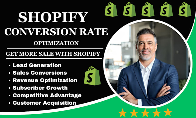 Gig Preview - Increase shopify conversion rate shopify store audit shopify cro shopify review