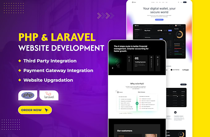 Gig Preview - Develop a responsive website in PHP laravel