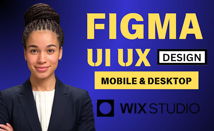 Gig Preview - Mobile apps, UI UX design, figma websites design UI UX from figma to wix studio