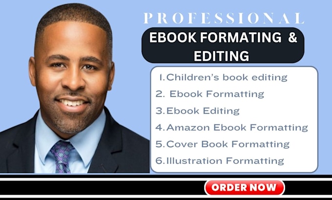 Gig Preview - Formatting book formatting for amazon kdp children book formatting create ebook