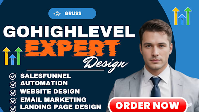 Gig Preview - Build gohighlevel website, gohighlevel sales funnel, email marketing website