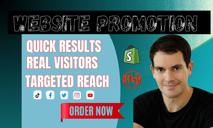 Gig Preview - Promote website share shopify store, etsy shop to 95m USA UK active audience