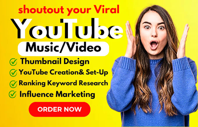 Bestseller - do organic 3 millions youtube shoutout boost subscriber and video promotion