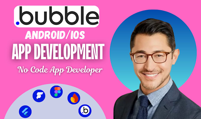 Gig Preview - Do bubble io bubble bubble developer bubble app bubble website web application