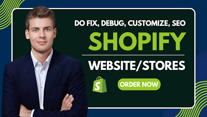 Gig Preview - Fix shopify bug debug store shopify seo expert fix liquid code shopify developer