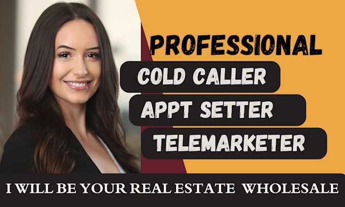 Gig Preview - Do b2b cold calling real estate virtual assistant appointment setting