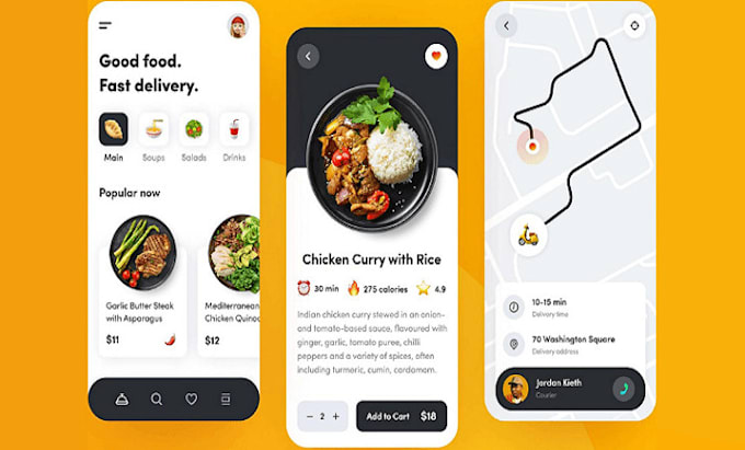 Gig Preview - Develop food delivery app or food delivery single or multi restaurant website