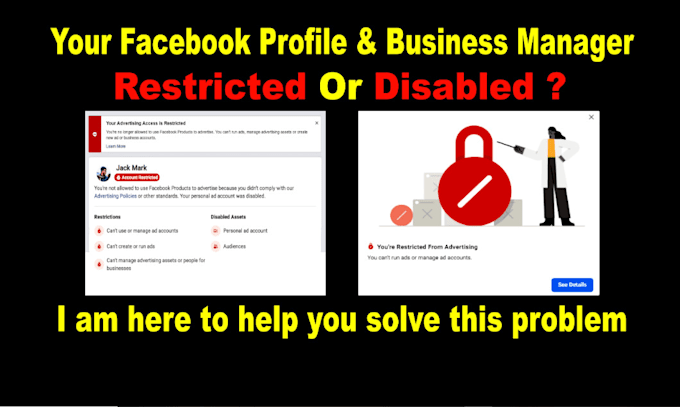 Gig Preview - Be your expert fix meta business suite, fb meta ads, disable ads account issue