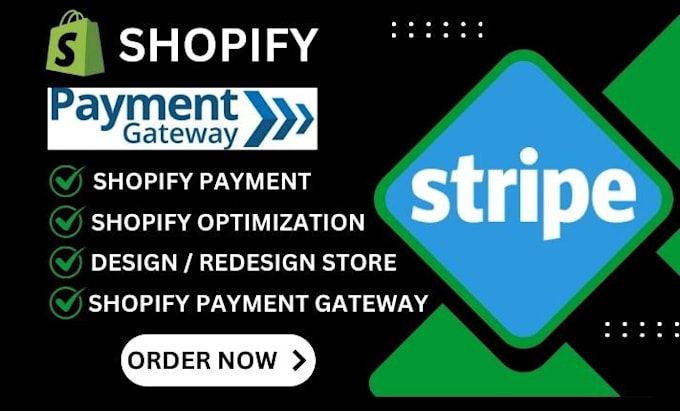 Gig Preview - Shopify website design dropshipping payment gateway top winning products