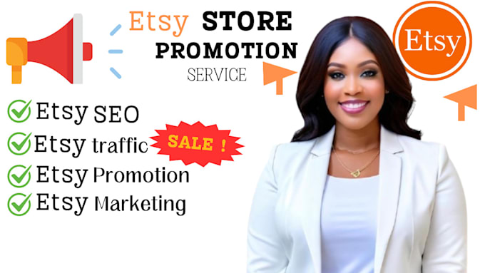 Gig Preview - Do massive etsy marketing, etsylisting  etst seo promotion etsy sales traffic