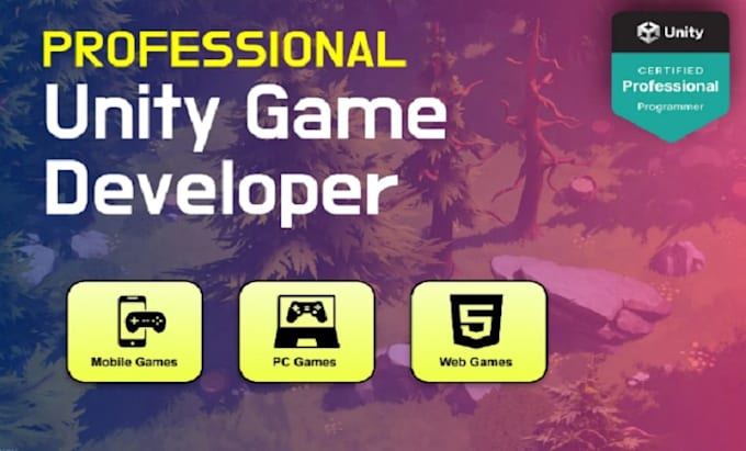 Gig Preview - Create professional unity game developer