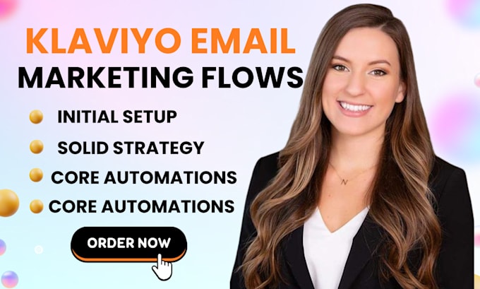 Gig Preview - Do klaviyo email marketing, german shopify seo help, klaviyo email campaign flow