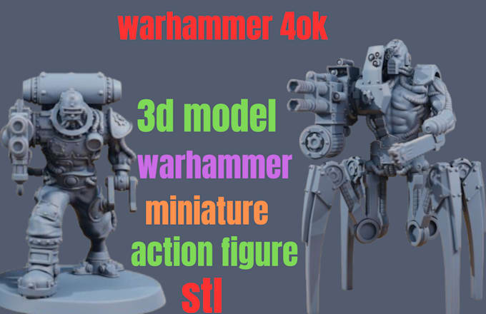 Gig Preview - Print warhammer 4ok tabletop miniature aos sigmar and dungeon and dnd miniatures