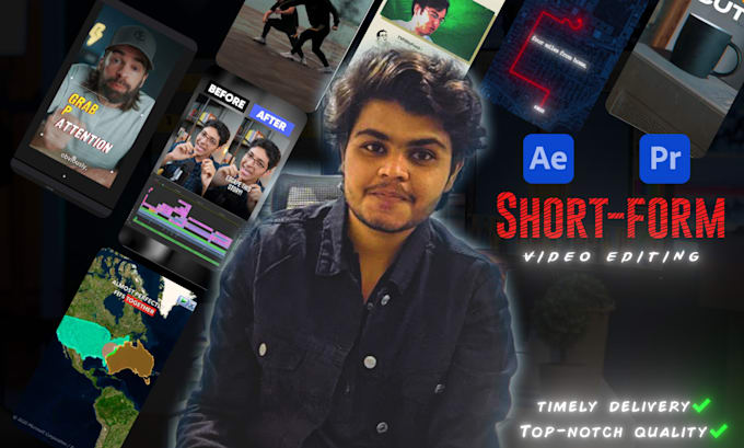 Gig Preview - Do instagram reel youtube shorts short form video editor