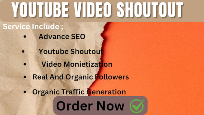 Gig Preview - Viral youtube video promotion shoutout channel to organic subscribers views