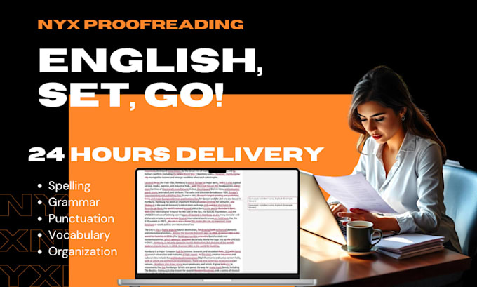 Gig Preview - Do professional english proofreading for documents