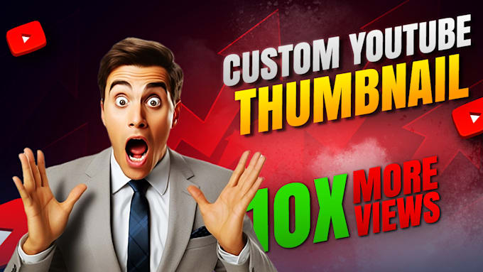 Gig Preview - Create eye catching youtube thumbnails to boost your views