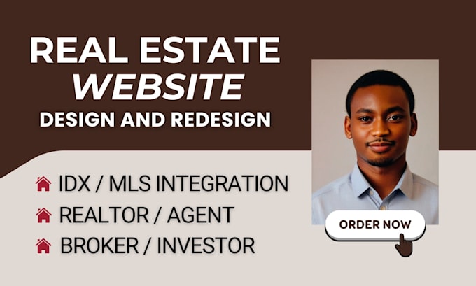 Gig Preview - Redesign idx website design mls real estate website redesign