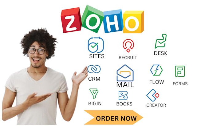 Gig Preview - Set up  customize zoho crm zoho one zoho campaigns zoho form