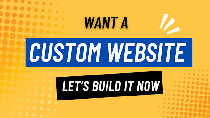 Gig Preview - Build or rebuild website development full stack developer create custom website