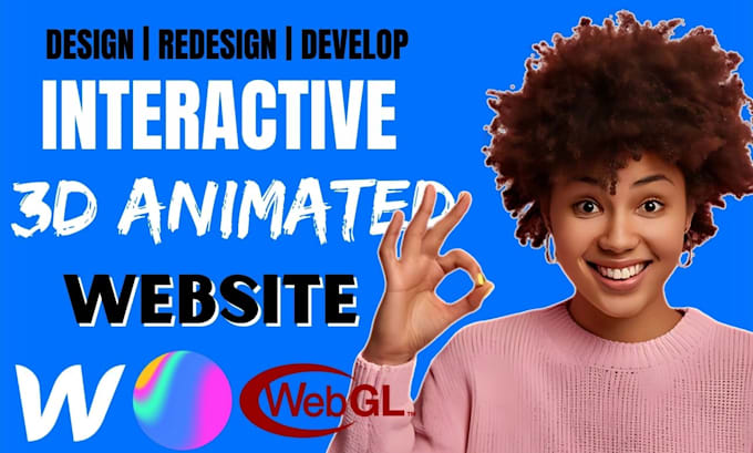 Bestseller - create 3d animated website design 3d animation 3d spline threejs webgl babylonjs