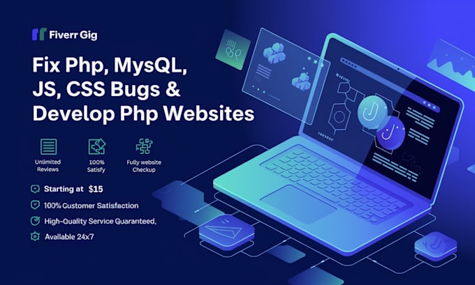 Bestseller - fix any php, mysql, CSS, and java script error in your website