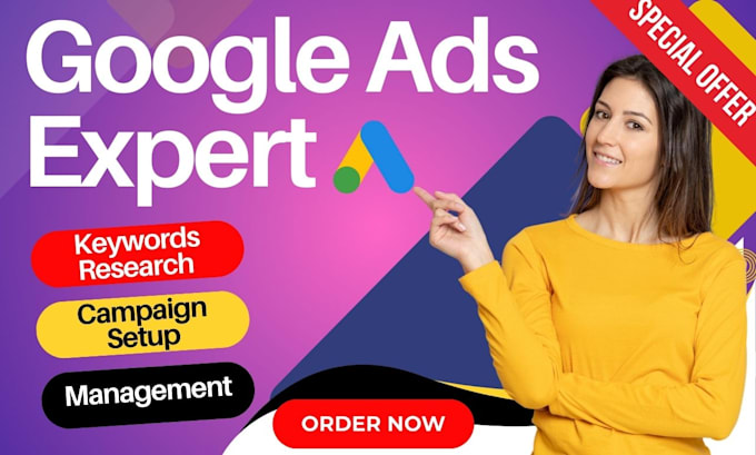 Gig Preview - Set up, manage, and optimize your google ads campaigns for maximum ROI