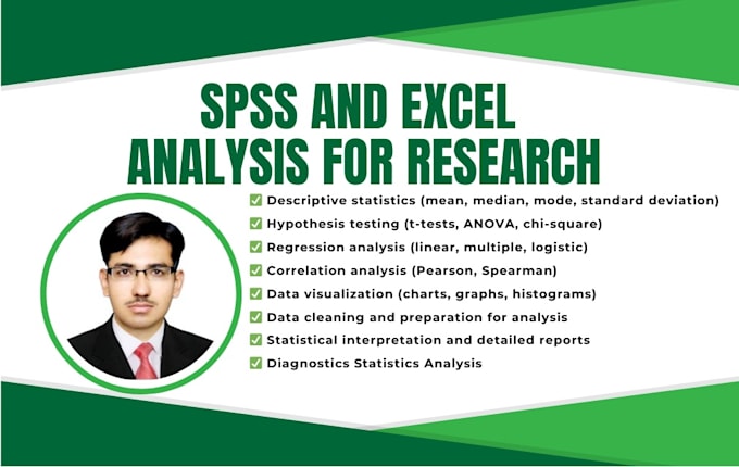 Gig Preview - Perform advanced statistical data analysis using spss and excel