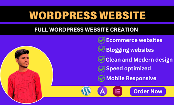 Bestseller - build responsive wordpress websites with full setup