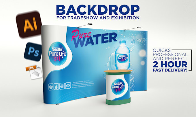 Gig Preview - Design trade show and exhibition booth for your brand