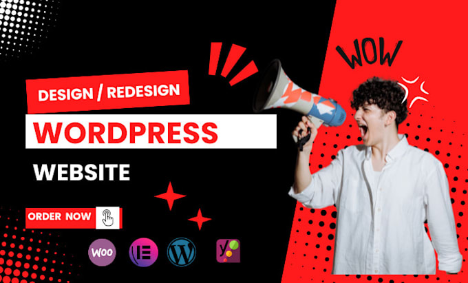 Gig Preview - Build responsive wordpress website with elementor pro